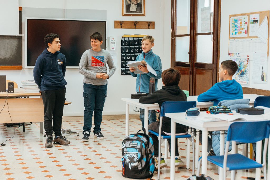 studenti scuole medie filippin